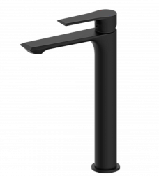 Смеситель для раковины высокий Wonzon & Woghand, Черный матовый (WW-88019079-MB)