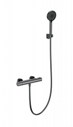 Смеситель для душа с термостатом WONZON & WOGHAND, Темный графит (WW-B2029-A-BGG)