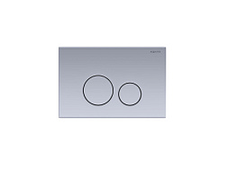 KDI-0000036 (023A) Панель смыва нержавеющая сталь (клавиши круглые)