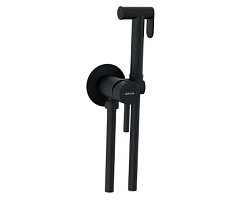 Гигиенический душ SANCOS Start со смесителем, с внутренней частью, цвет черный матовый, встраиваемый