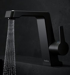 E5208 Смеситель для раковины Thetis черный TESKA