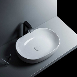 Раковина керамическая Vincea VBS-301, 480*350*135 накладная, цвет белый, , шт