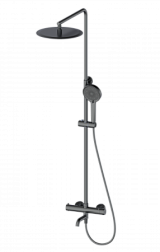 Душевая система с термостатом Wonzon & Woghand, Темный графит (WW-88739903-BGM)