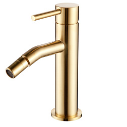 AQM 6216GG Siena Смеситель для биде однорычажный, Glossy gold