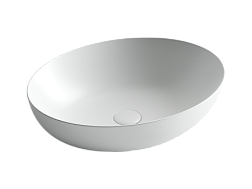 Умывальник чаша накладная овальная (цвет Белый Матовый) Element 520*395*130мм
