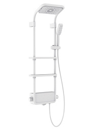 AQM 8003W Душевая система для душа с термостатом,  Белый
