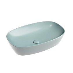 Умывальник чаша накладная овальная (цвет Зеленый Матовый) Element 600*380*138мм