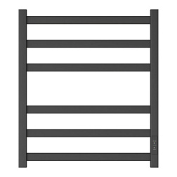 Полотенцесушитель электрический Point Меркурий PN83856B П6 500x600, диммер справа, черный