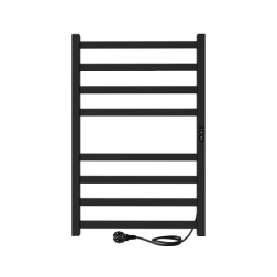 Полотенцесушитель Oktava Slim 3 (electro) 80/50 (таймер, скр.монтаж, унив.подкл.R/L, Черный муар) IN