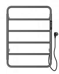 Полотенцесушитель электрический WONZON & WOGHAND, Темный графит (WW-AL201-GM)