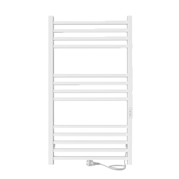 Полотенцесушитель Attic (electro) 100/50 (таймер, скр.монтаж, унив.подкл.R/L, Белый матовый) INDIGO