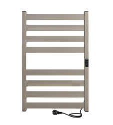 Полотенцесушитель Oktava Slim 5 (electro) 80/50 (таймер, скр.монтаж, унив.подкл.R/L, Aurum Beige) IN