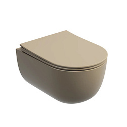 Подвесной унитаз Modena Rimless, глубокий смыв, с крепежом для полностью скрытого монтажа,  ультрато