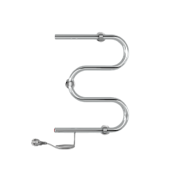 Полотенцесушитель M б/п (electro) 60/40 (кнопка, прям.провод справа, Полиров.) INDIGO