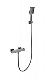 Смеситель для душа с термостатом WONZON & WOGHAND, Темный графит (WW-B2026-A-BGG)