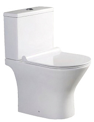 Verde AZ-2224  Унитаз напольный безободковый  615*360*745 с сиденьем микролифт  (1 место)