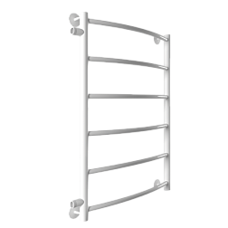 Полотенцесушитель Arc б/п (н.р.1") 70/40 м/о 60 бок.подкл. (к-2, Белый матовый) INDIGO