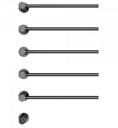Полотенцесушитель электрический встраиваемый WONZON & WOGHAND, Темный графит (WW-AL315-GM)