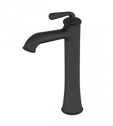 Смеситель для раковины высокий WONZON & WOGHAND, Черный матовый (WW-88239008-MB)