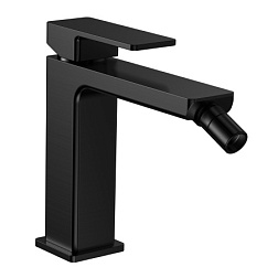 AQM6816MB Savona Смеситель для биде, гладкий, подводка ½, черный матовый