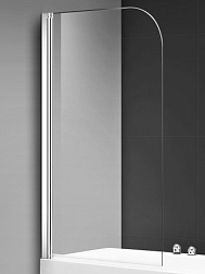 Шторка на ванну 900*1400мм, стекло 6мм, цвет профиля хром.