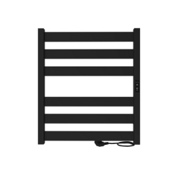 Полотенцесушитель Oktava Slim 5 (electro) 60/50 (таймер, скр.монтаж, унив.подкл.R/L, Черный муар) IN
