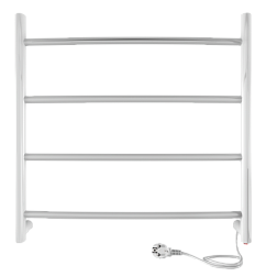 Полотенцесушитель Arc б/п (electro) 50/50 (скр.монтаж, унив.подкл.R/L, Белый матовый) INDIGO
