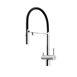 Смеситель для кухни SANCOS Imola с гибким изливом и возможностью подключения фильтра для воды, цвет 