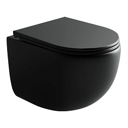 Подвесной унитаз UP Rimless, смыв Торнадо, с крепежом для полностью скрытого монтажа,  ультратонким 