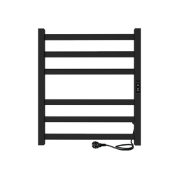 Полотенцесушитель Oktava Slim 3 (electro) 60/50 (таймер, скр.монтаж, унив.подкл.R/L, Черный муар) IN