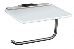 Держатель для туалетной бумаги с полкой WONZON & WOGHAND, Темный графит (WW-9326)