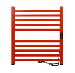 Полотенцесушитель Attic (electro) 60/50 (таймер, скр.монтаж, унив.подкл.R/L, Electric Red) INDIGO
