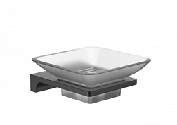 Мыльница с держателем WONZON & WOGHAND, Темный графит (WW-9122-GM)