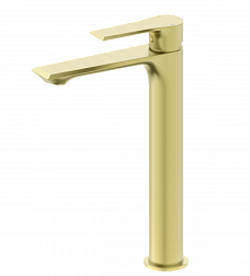 Смеситель для раковины высокий Wonzon & Woghand, Брашированное золото (WW-88019079-BG)