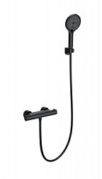 Смеситель для душа с термостатом WONZON & WOGHAND, Черный матовый (WW-B2003-A-MB)