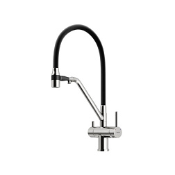 Смеситель для кухни SANCOS Dora с гибким изливом и возможностью подключения фильтра для воды, цвет б