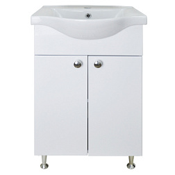 Комплект Тумба Моника New 55 (550х830х440) с раковиной Basic 55 (CS00071365)