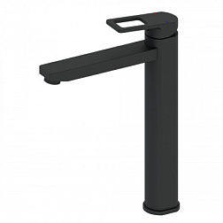 Смеситель для раковины высокий WONZON & WOGHAND, Черный матовый (WW-88239010-MB)