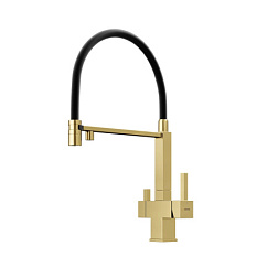 Смеситель для кухни SANCOS Moro с гибким изливом и возможностью подключения фильтра для воды, цвет б