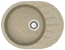 AZARIO кухонная мойка Light (575х440х215) Песочная (сифон + герметик)