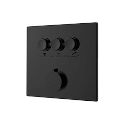 Встраиваемый смеситель для душа VSCV-431MB трехфункциональный, черный, , шт