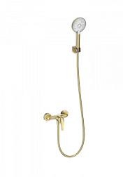 Смеситель для душа WONZON & WOGHAND, Брашированное золото (WW-4540-BG)