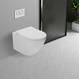 Унитаз подвесной Globo VT1-14T Tornado, цвет белый, ультратонкое soft-close сиденье, , шт