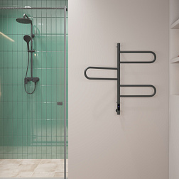 Полотенцесушитель электрический Vincea VTD-1R2CGE 44х80, графит, таймер, , шт