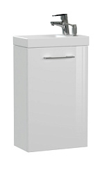 Комплект LARA 40 белая раковина MODUO 40 смеситель CARI сифон дозатор