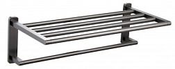 Полотенцедержатель с полкой WONZON & WOGHAND, Темный графит (WW-9381)