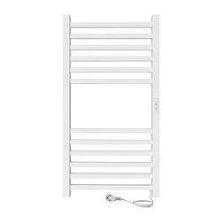 Полотенцесушитель Attic (electro) 80/40 (таймер, скр.монтаж, унив.подкл.R/L, Белый матовый) INDIGO