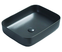 AZ-78109MDH Раковина накладная тёмно-серый матовый 500*390*130 мм