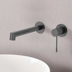 Смеситель для раковины Desire VBFW-1D1GM встраиваемый однорычажный, вороненая сталь, , шт