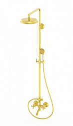 Душевая система WONZON & WOGHAND, Брашированное золото (WW-88739020-BG)
